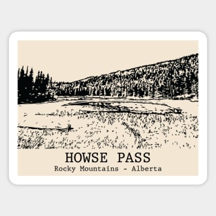 Howse Pass - Alberta Magnet